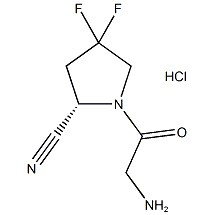 (S)-1-(2-Aminoasetil)-4,4-difloropirolidin-2-karbonitril Trifloroasetat CAS No.:1448440-51-4