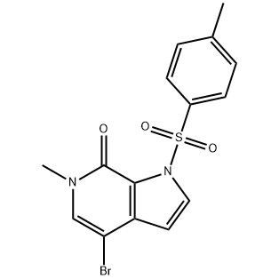 4-bromo-6-metil-1-tosil-1H-pirolo[2,3-c]piridin-7(6H)-on CAS No. :1445993-87-2